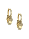 NINA GILIN WOMEN'S 14K YELLOW GOLD & DIAMOND HUGGIE EARRINGS,400013196346