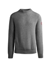 Canada Goose Patterson Merino Wool Classic Fit Sweater In Grey