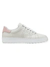 Ferragamo Pierre Gancino Low-top Sneakers In White/pink