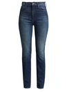 MOTHER THE DAZZLER MID-RISE STRAIGHT JEANS,400013318681