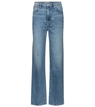 Slvrlake London Rigid High-rise Straight-leg Jeans In Medium Wash