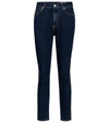 ALEXANDER MCQUEEN HIGH-RISE SLIM CROPPED JEANS,P00524167