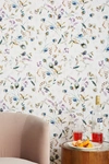 York Wallcoverings Anthropologie Cillian Wallpaper In Purple
