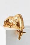 Anthropologie Giraffe Decorative Object In Gold