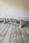 ANTHROPOLOGIE COUNTRY TEAK DINING TABLE,34124214