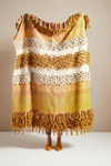 All Roads Design All Roads Bloomfield Throw Blanket In Yellow