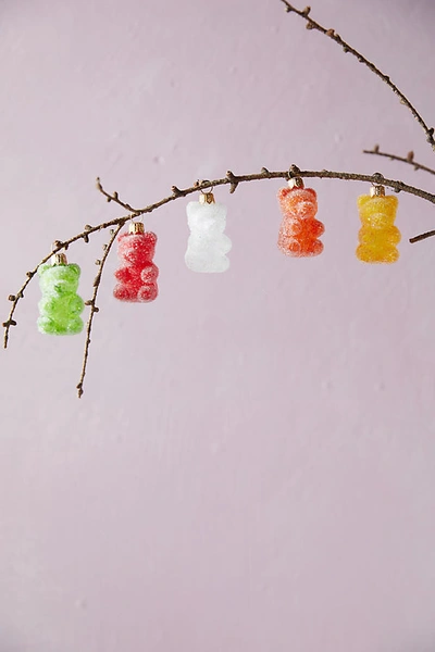 Terrain Gummy Bear Glass Ornaments, Set Of 5 In Assorted