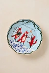 Inslee Fariss Twelve Days Of Christmas Menagerie Dessert Plate In Blue