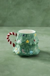 Birdcanfox Joyeux Noel Mug In Green