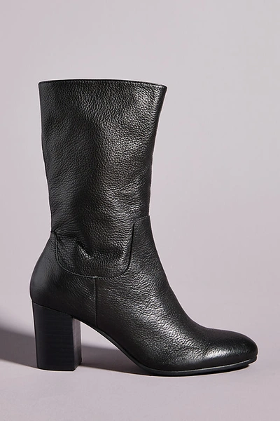 Silent D Ubay Calf Boots In Black