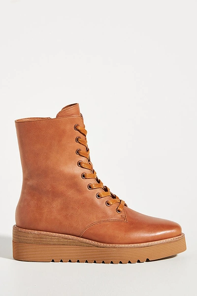 Silent D Udana Lace-up Boots In Brown