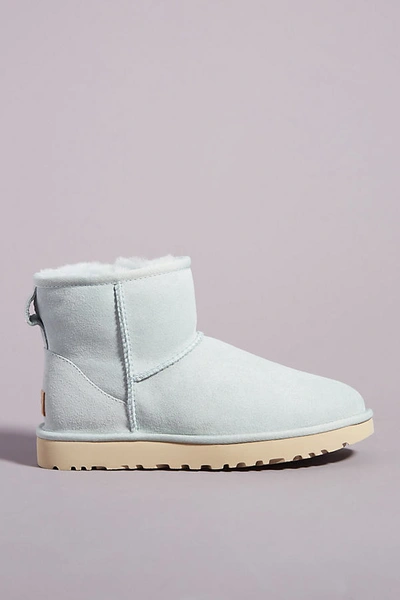Ugg Classic Mini Ii Ankle Boots In Sky Gray-grey
