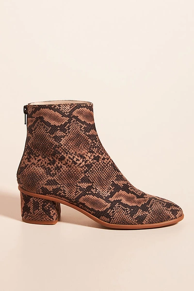 Anthropologie Dylan Velvet Ankle Boots In Assorted