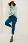 Pilcro And The Letterpress Pilcro High-rise Button-fly Skinny Corduroy Pants In Blue