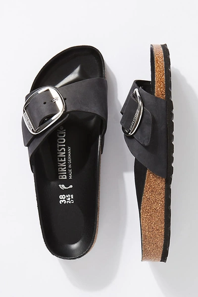 Birkenstock Madrid Big Buckle 1006525 Sandals Unisex Cognac Slide Gal1709 In Multi