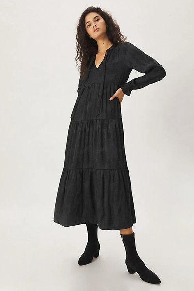 silk black tie wedding guest dress CASSIE Side Cut Out Sequin Dress – Miss Behave Girls Corp main image 1