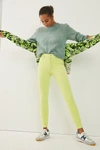 Pilcro And The Letterpress Pilcro High-rise Button-fly Skinny Corduroy Pants In Green