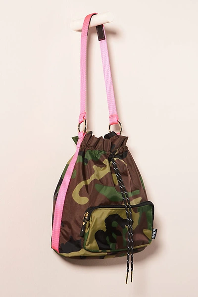 Andi Crossbody Bucket Bag In Green