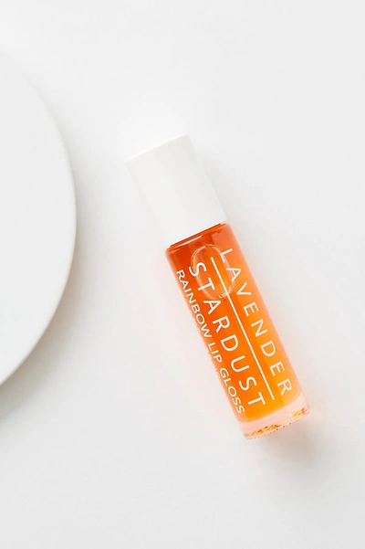 Lavender Stardust Lip Gloss In Orange