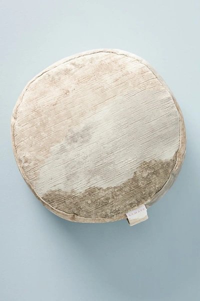 Samaya Luna Round Meditation Cushion In Beige