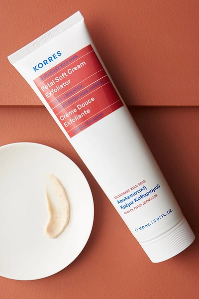 Korres Apothecary Wild Rose Petal Soft Cream Exfoliator, 5.07-oz. In Pink