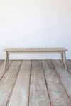 Anthropologie Inlet Teak Dining Bench In Grey