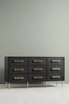 Tracey Boyd Odetta Nine-drawer Dresser In Black