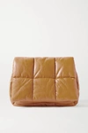 STAND STUDIO WANDA QUILTED FAUX LEATHER CLUTCH