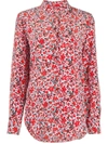 EQUIPMENT LONG-SLEEVE FLORAL SILK SHIRT