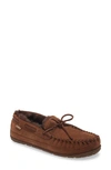 L.l.bean Wicked Good Moccasin Slipper In Chocolate