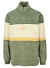 Napa By Martine Rose Napa By Martin Rose Chenille Half Zip Sweatshirt In Sauge