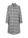 AMI ALEXANDRE MATTIUSSI CHECK WOOL-BLEND COAT,11605586