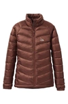 L.l.bean Ultralight Water Resistant 850 Power Down Jacket In Crimson