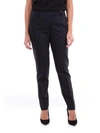 Michael Kors Black Slim Pants With Concealed Fastening In Cotton Woman In Black