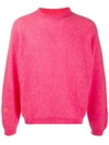 ERL RIBBED-KNIT CREW-NECK JUMPER