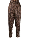 8PM LEOPARD-PRINT TROUSERS