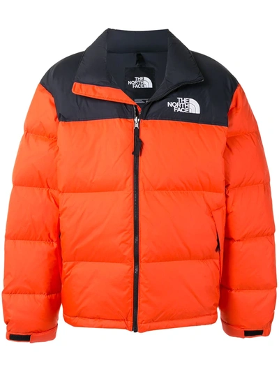 The North Face Retro Nuptse Jacket In Orange
