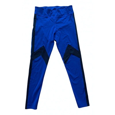 Pre-owned Fusalp Blue Trousers