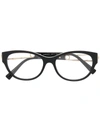 VERSACE SAFETY PIN ROUND-FRAME GLASSES