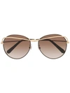 DOLCE & GABBANA ROUND-FRAME SUNGLASSES