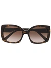 Dolce & Gabbana Square-frame Sunglasses In Brown