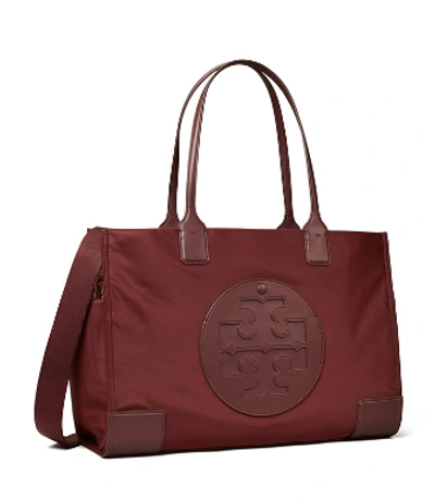 Tory Burch Ella Baby Bag In Claret