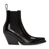 Bottega Veneta Black 'the Lean' Heeled Chelsea Boots