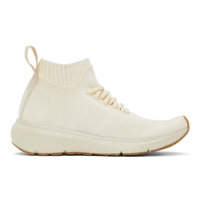 Rick Owens White Veja Edition Sock Runner Trainers