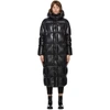 MONCLER BLACK DOWN PARNAIBA LONG COAT