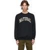 MUSEUM OF PEACE AND QUIET BLACK PRINT 'NATURAL' SWEATSHIRT