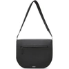 BURBERRY BLACK CALFSKIN OLYMPIA MESSENGER BAG