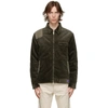 GOLDEN GOOSE GREEN CORDUROY & SUEDE ANSELMO JACKET