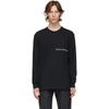 MUSEUM OF PEACE AND QUIET BLACK MOPQ LONG SLEEVE T-SHIRT