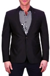 Maceoo Socrates Skull Black Blazer In Black